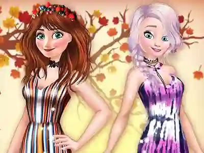 게임 Princesses BFFs Fall Party 온라인
