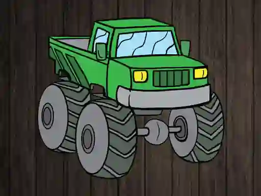 게임 Monster Truck Jigsaw 온라인