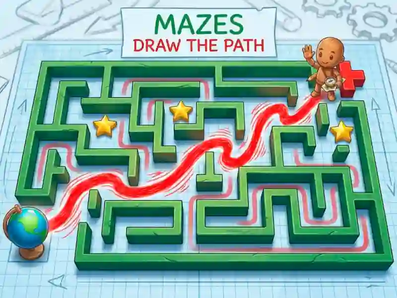 게임 Mazes Draw The Path 온라인