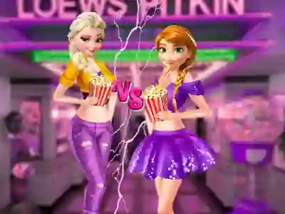 게임 Ellie and Annie Movie Night 온라인