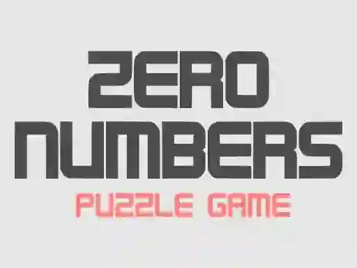 게임 Zero Numbers Puzzle Game 온라인