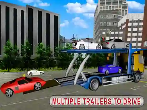 게임 Trailer Cargo Truck Offroad Transporter 온라인