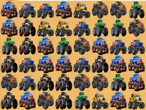 게임 Monsters Trucks Match 3 온라인