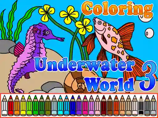 게임 Сoloring Underwater World 3 온라인