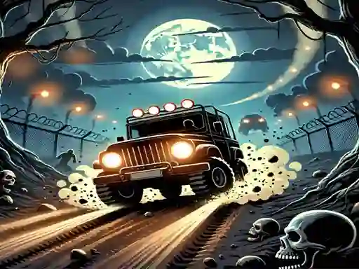 게임 Racing Car Destroying Zombie 온라인