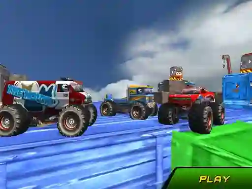 게임 Monster Truck Stunts Sky Driving 온라인