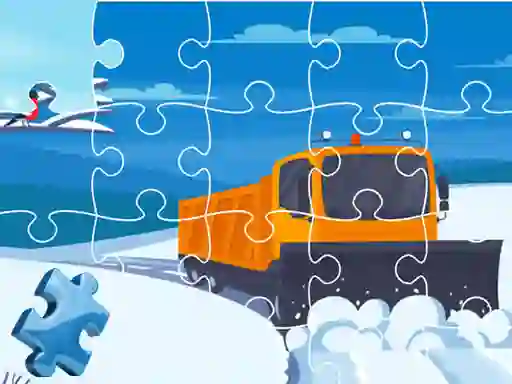 게임 Winter Trucks Jigsaw 온라인