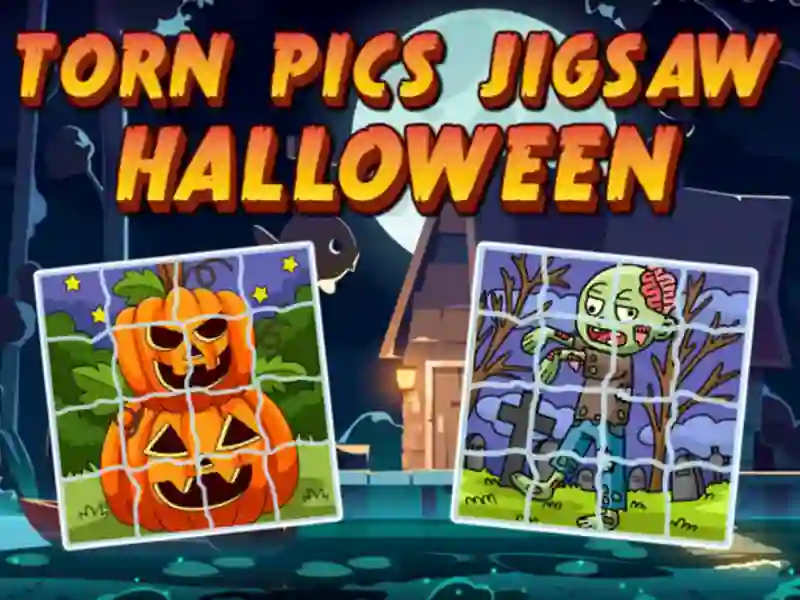 게임 Torn Pics Jigsaw Halloween 온라인