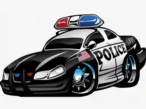 게임 Police Cars Memory 온라인