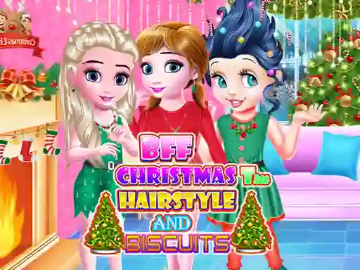 게임 BFF Christmas Tree Hairstyle and Biscuits 온라인