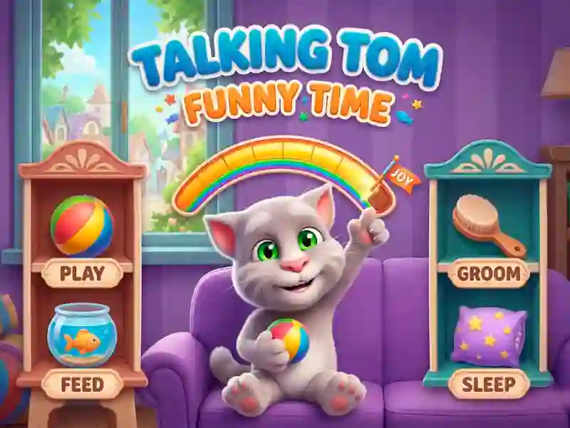 게임 Talking Tom Funny Time 온라인