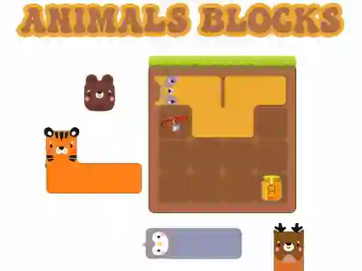 게임 Animals Blocks 온라인
