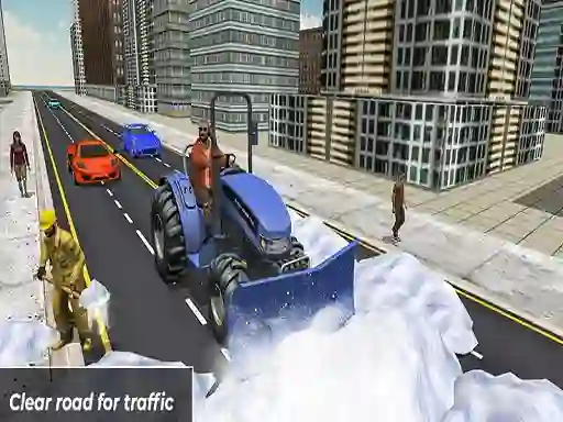 게임 Grand Snow Clean Road Driving Simulator 온라인