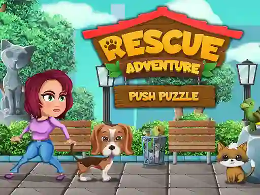 게임 Rescue Adventure Push Puzzle 온라인