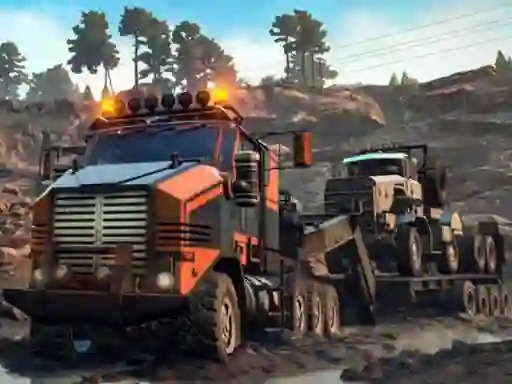 게임 Trucks in Mud Jigsaw 온라인