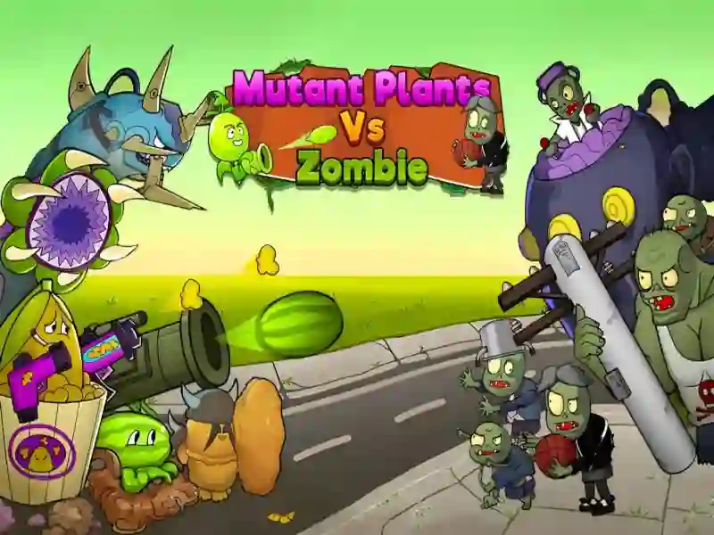 게임 Mutant Plants Vs Zombie 온라인
