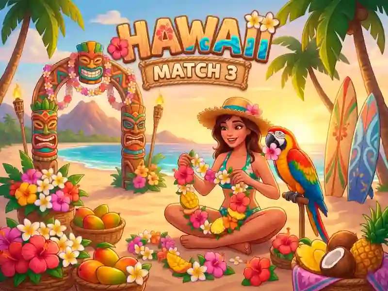게임 Hawaii Match 3 온라인
