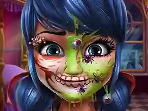 게임 Dotted Girl Halloween Makeup 온라인
