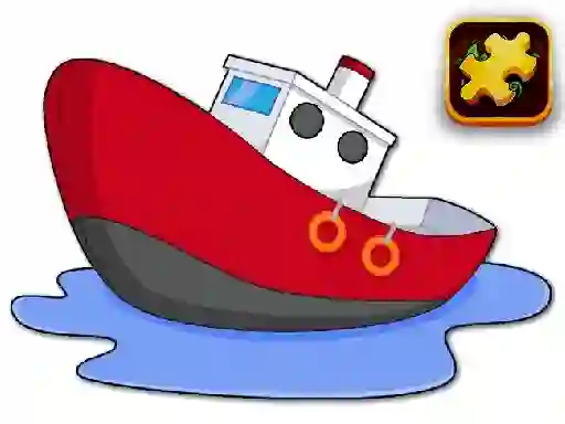 게임 Cartoon Ship Puzzle 온라인