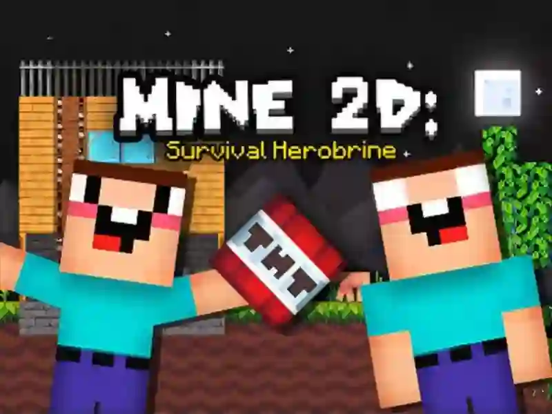 게임 Mine 2D Survival Herobrine 온라인