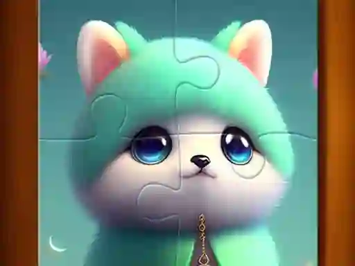 게임 Cute Cat Jigsaw Puzzle 온라인