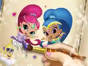 게임 Shimmer And Shine Coloring Book 온라인