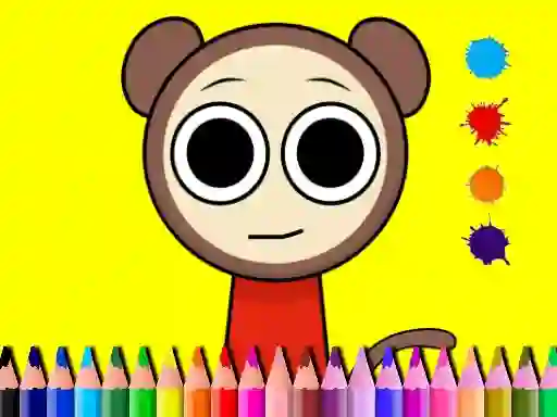 게임 Sprunki Valentine Coloring book 온라인