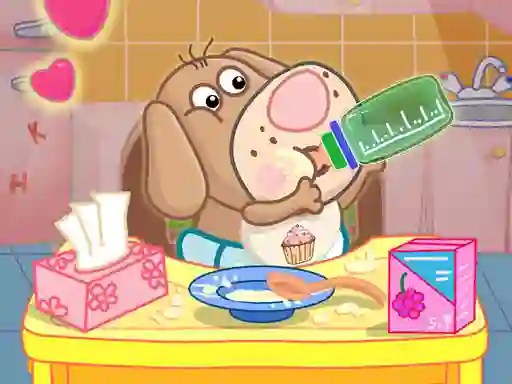 게임 Hippo Baby Care Game 온라인