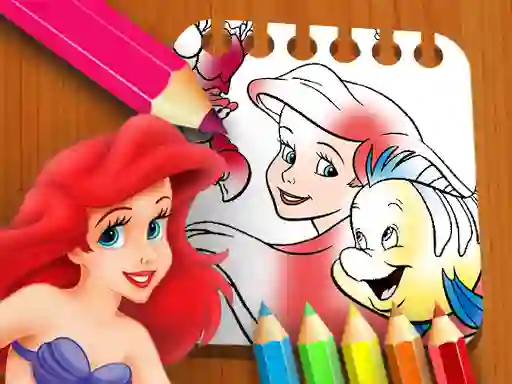 게임 The Little Mermaid Coloring Book 온라인