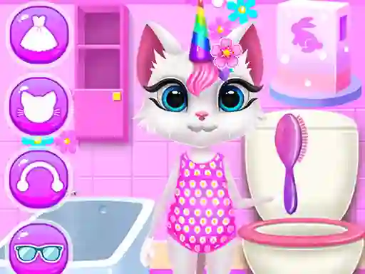 게임 Kitty Unicorn Daily Care 온라인