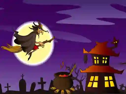 게임 Halloween Illustrations Jigsaw Puzzle 온라인