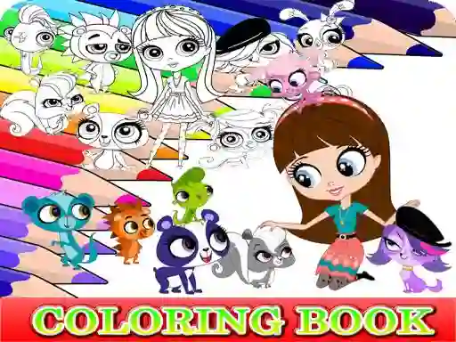 게임 Coloring Book for Littlest Pet Shop 온라인