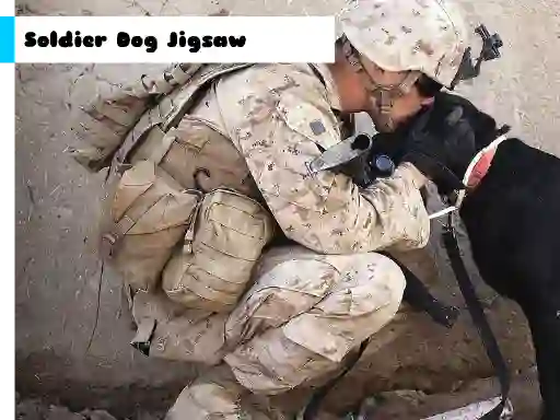 게임 Soldier Dog Jigsaw 온라인