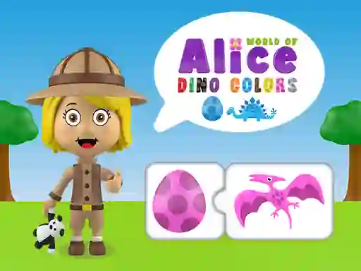 게임 World of Alice Dino Colors 온라인
