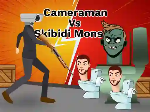 게임 Cameraman vs Skibidi Monster: Fun Battle 온라인