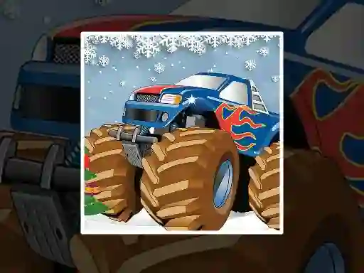 게임 Winter Monster Truck Puzzles 온라인