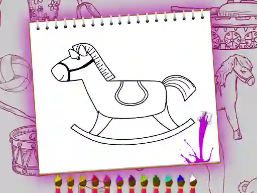 게임 Coloring Book: Toy Shop 온라인
