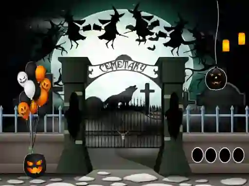 게임 Halloween Cemetery Escape 2 온라인