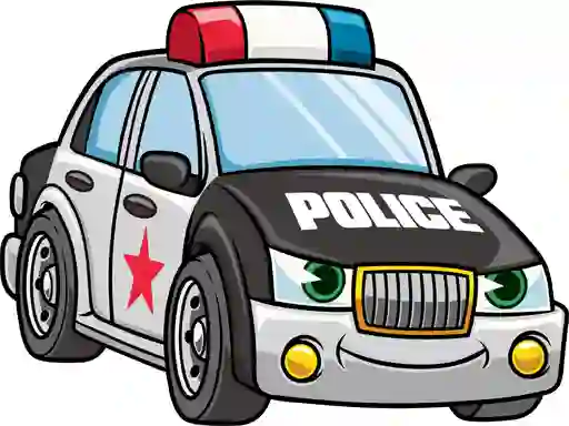 게임 Cartoon Police Cars Puzzle 온라인