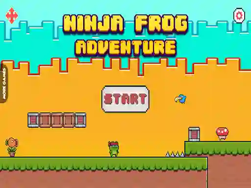 게임 Ninja Frog Adventure 온라인