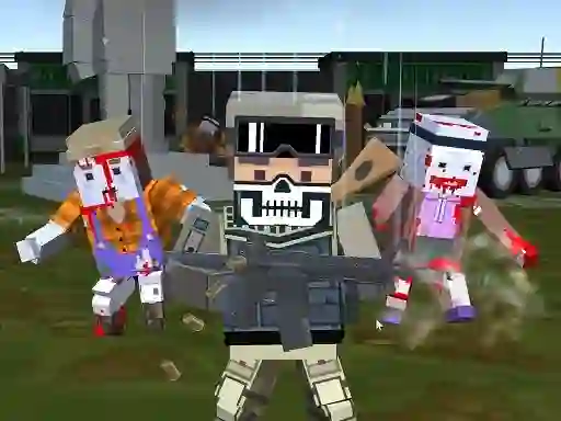 게임 Combat Pixel Arena 3D Zombie Survival 온라인