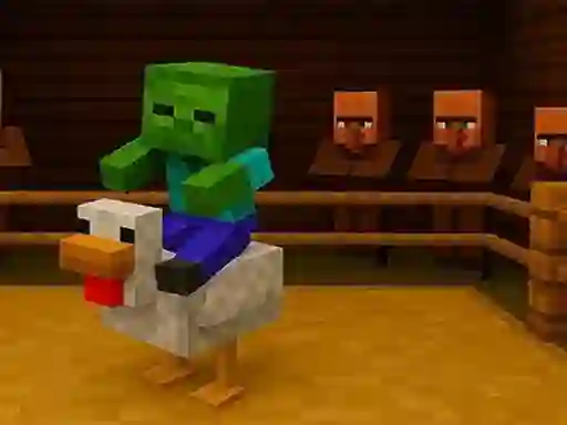 게임 Chicken Jockey hidden lava chicken 온라인