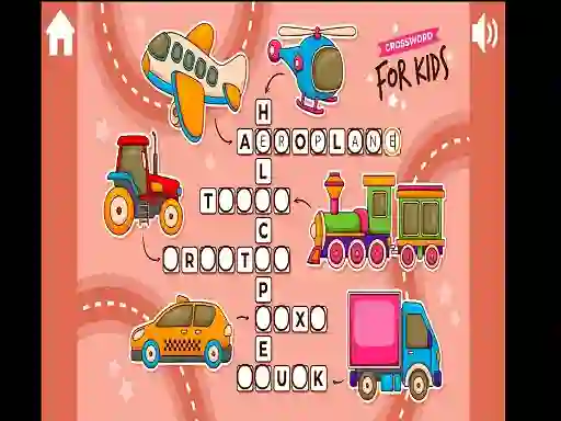 게임 Crossword for Kids 온라인