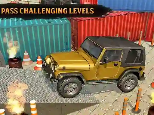 게임 Classic Real 4x4 Jeep Parking Drive Game 온라인