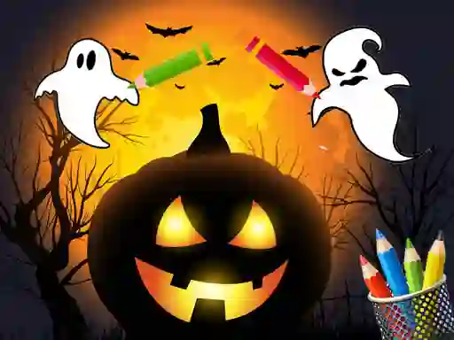 게임 Scary Party Coloring 온라인