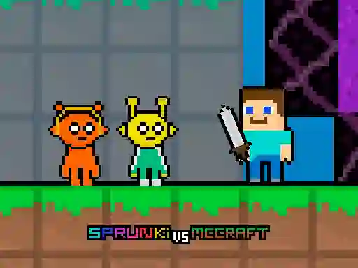 게임 Sprunki vs MCCraft 온라인