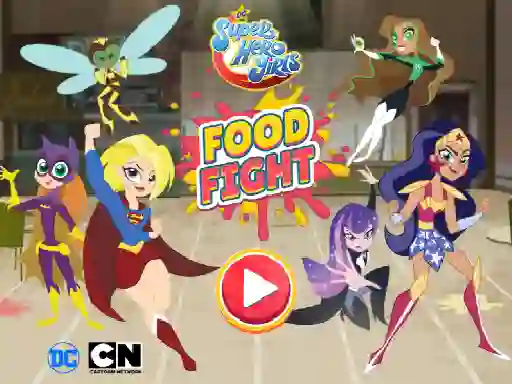 게임 DC Super Hero Girls Food Fight 온라인
