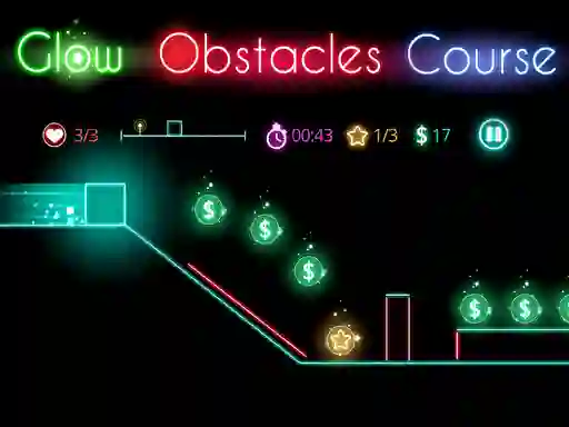 게임 Glow obstacle course 온라인