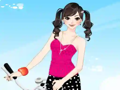 게임 Bicycle Girl Dressup 온라인