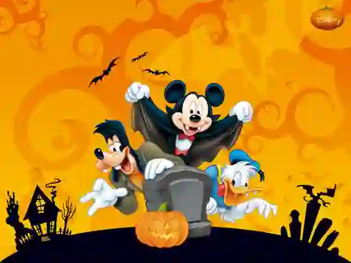 게임 Disney Halloween Jigsaw Puzzle 온라인